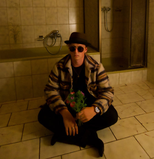 Selfportrait with Flowers